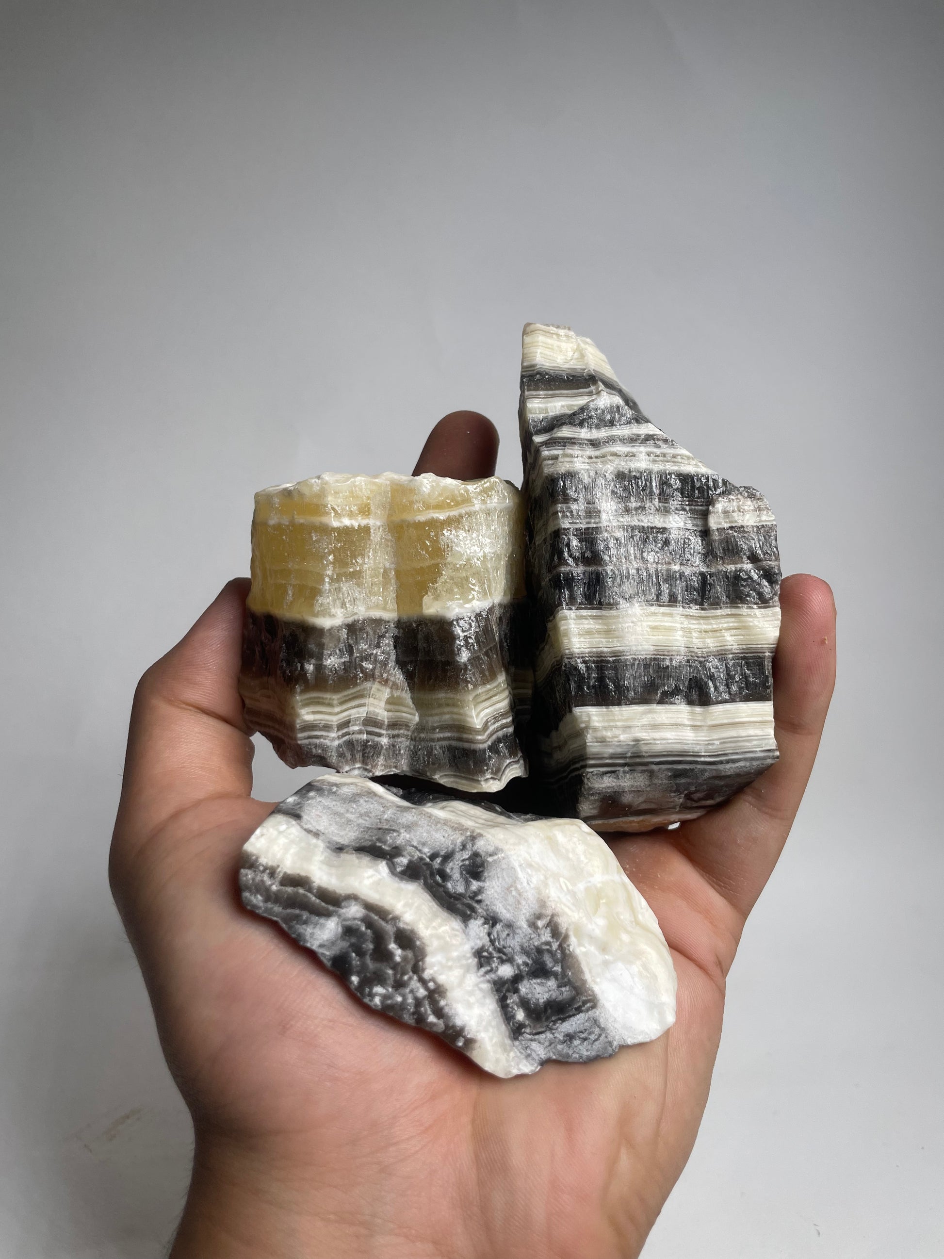 Zebra Calcite Small Chunks