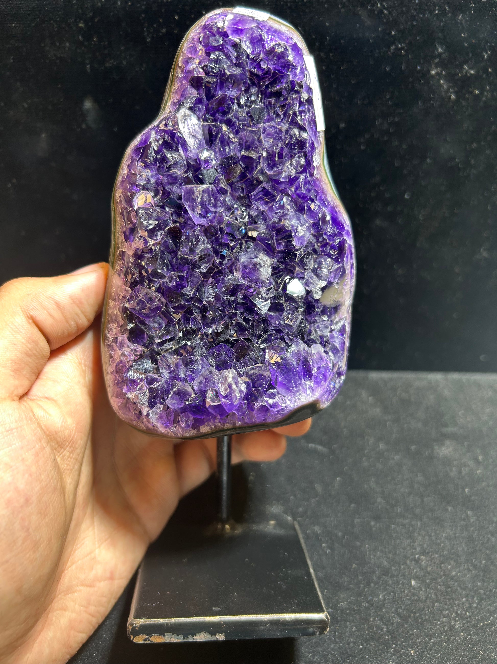 Amethyst on Stand Medium