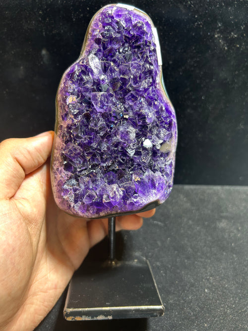 Amethyst on Stand Medium
