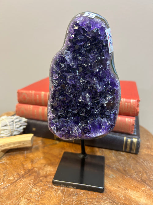 Amethyst on Stand Medium